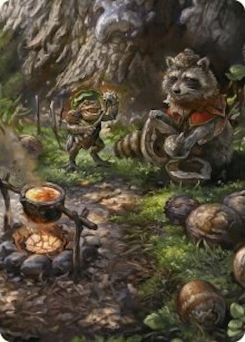 Sylvan Scavenging Art Card (46/54) [Foundations Art Series] | Galaxy Games LLC
