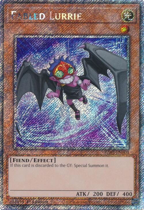 Fabled Lurrie (Platinum Secret Rare) [RA03-EN003] Platinum Secret Rare | Galaxy Games LLC