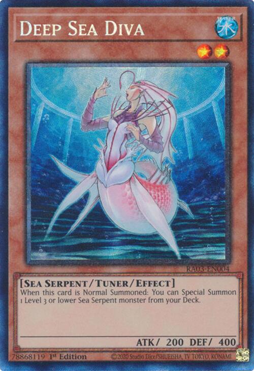 Deep Sea Diva (CR) [RA03-EN004] Prismatic Collector's Rare | Galaxy Games LLC