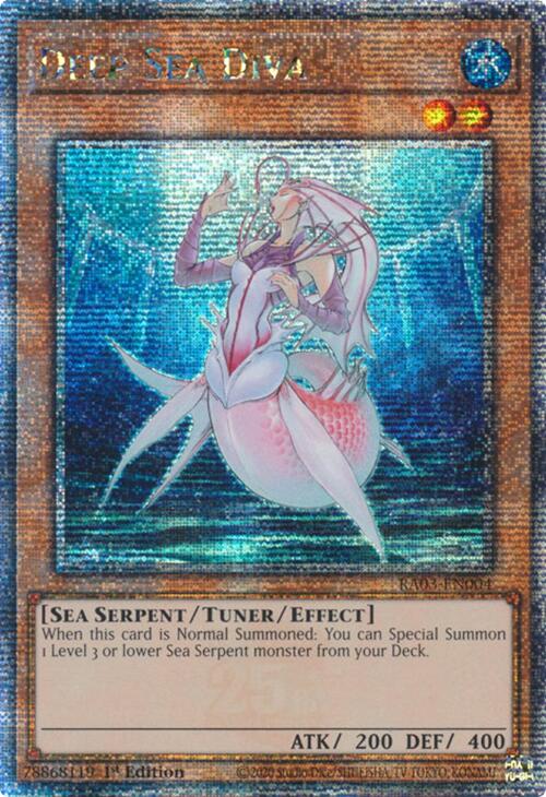 Deep Sea Diva (Quarter Century Secret Rare) [RA03-EN004] Quarter Century Secret Rare | Galaxy Games LLC