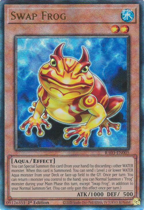 Swap Frog (UTR) [RA03-EN005] Prismatic Ultimate Rare | Galaxy Games LLC