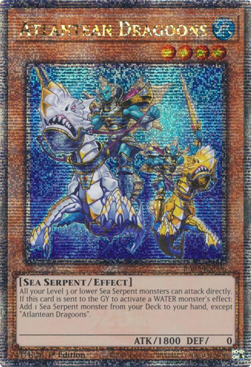 Atlantean Dragoons (Quarter Century Secret Rare) [RA03-EN006] Quarter Century Secret Rare | Galaxy Games LLC