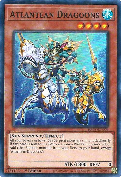 Atlantean Dragoons [RA03-EN006] Super Rare | Galaxy Games LLC