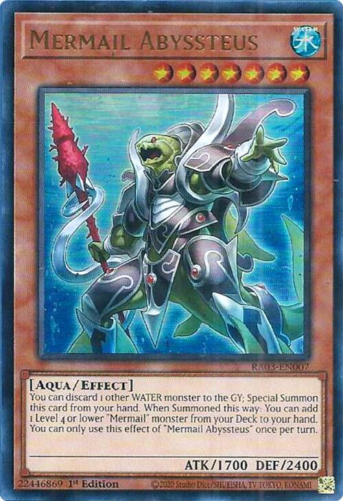 Mermail Abyssteus (UR) [RA03-EN007] Ultra Rare | Galaxy Games LLC