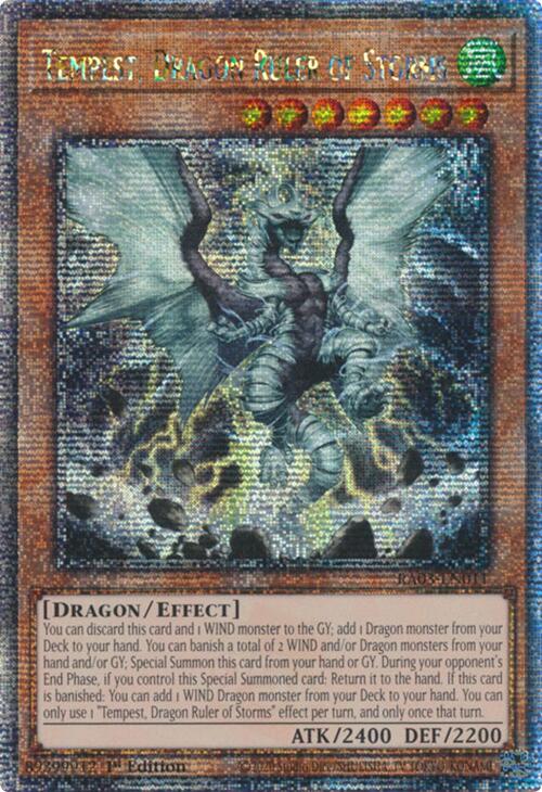 Tempest, Dragon Ruler of Storms (Quarter Century Secret Rare) [RA03-EN011] Quarter Century Secret Rare | Galaxy Games LLC