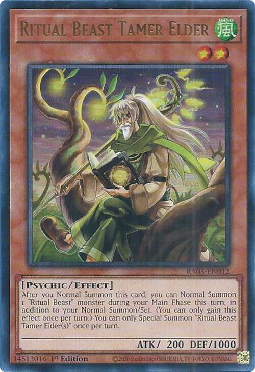 Ritual Beast Tamer Elder (UR) [RA03-EN012] Ultra Rare | Galaxy Games LLC