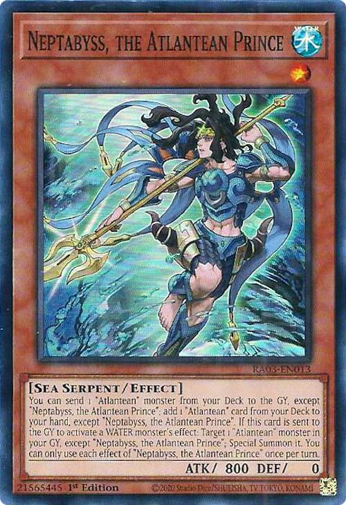 Neptabyss, the Atlantean Prince [RA03-EN013] Super Rare | Galaxy Games LLC