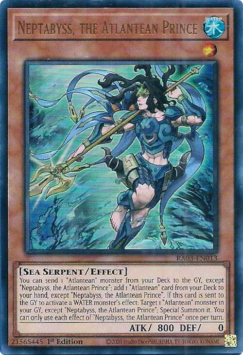 Neptabyss, the Atlantean Prince (UR) [RA03-EN013] Ultra Rare | Galaxy Games LLC