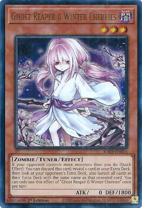 Ghost Reaper & Winter Cherries (Alternate Art) (UR) [RA03-EN014] Ultra Rare | Galaxy Games LLC