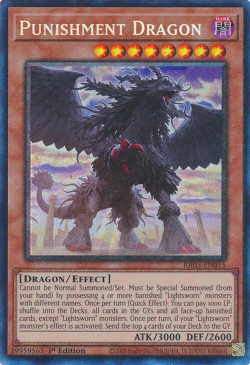 Punishment Dragon (CR) [RA03-EN015] Prismatic Collector's Rare | Galaxy Games LLC