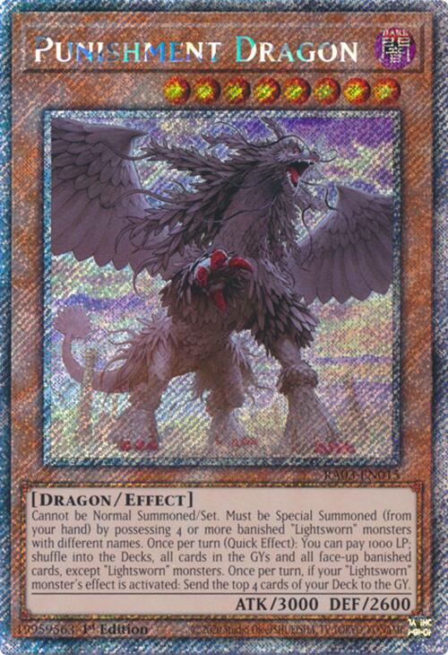 Punishment Dragon (Platinum Secret Rare) [RA03-EN015] Platinum Secret Rare | Galaxy Games LLC