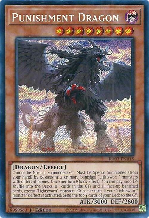 Punishment Dragon (Secret Rare) [RA03-EN015] Secret Rare | Galaxy Games LLC