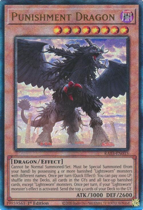 Punishment Dragon (UTR) [RA03-EN015] Prismatic Ultimate Rare | Galaxy Games LLC