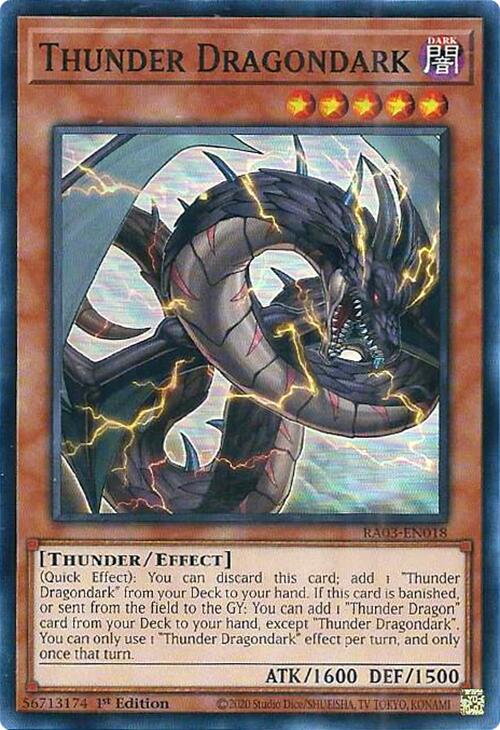 Thunder Dragondark [RA03-EN018] Super Rare | Galaxy Games LLC