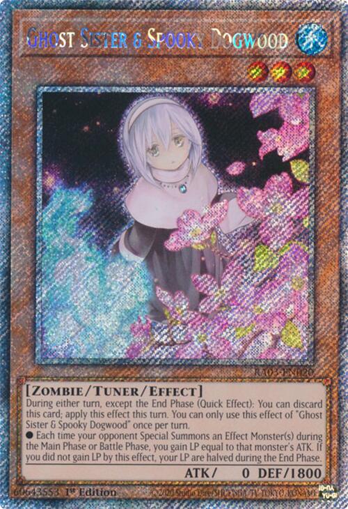 Ghost Sister & Spooky Dogwood (Platinum Secret Rare) [RA03-EN020] Platinum Secret Rare | Galaxy Games LLC