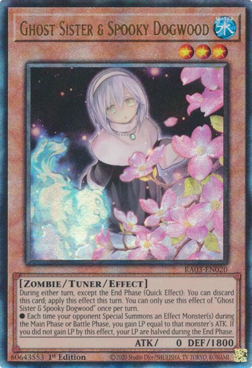 Ghost Sister & Spooky Dogwood (UTR) [RA03-EN020] Prismatic Ultimate Rare | Galaxy Games LLC