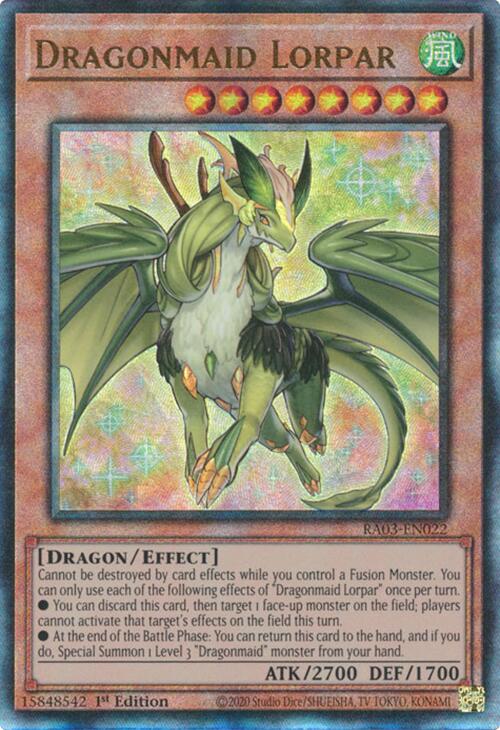 Dragonmaid Lorpar (UTR) [RA03-EN022] Prismatic Ultimate Rare | Galaxy Games LLC