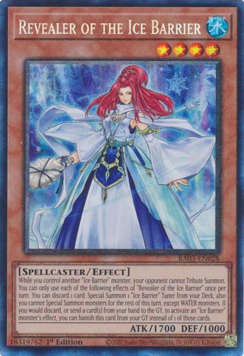 Revealer of the Ice Barrier (CR) [RA03-EN028] Prismatic Collector's Rare | Galaxy Games LLC