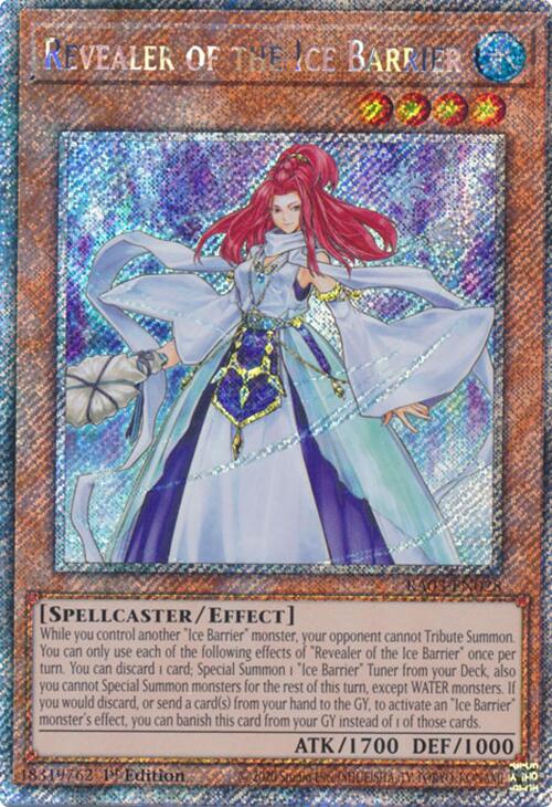 Revealer of the Ice Barrier (Platinum Secret Rare) [RA03-EN028] Platinum Secret Rare | Galaxy Games LLC