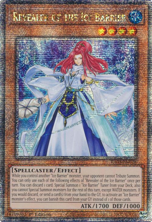 Revealer of the Ice Barrier (Quarter Century Secret Rare) [RA03-EN028] Quarter Century Secret Rare | Galaxy Games LLC