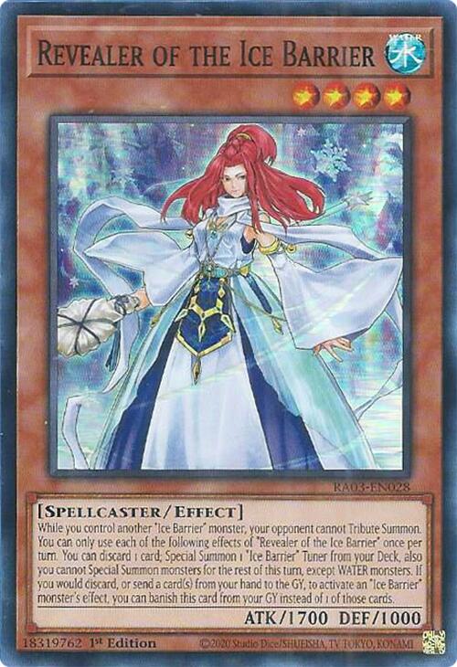 Revealer of the Ice Barrier [RA03-EN028] Super Rare | Galaxy Games LLC