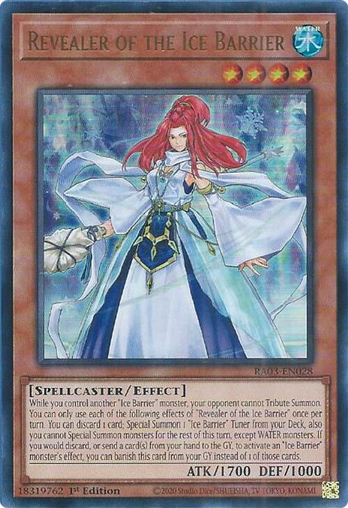 Revealer of the Ice Barrier (UR) [RA03-EN028] Ultra Rare | Galaxy Games LLC