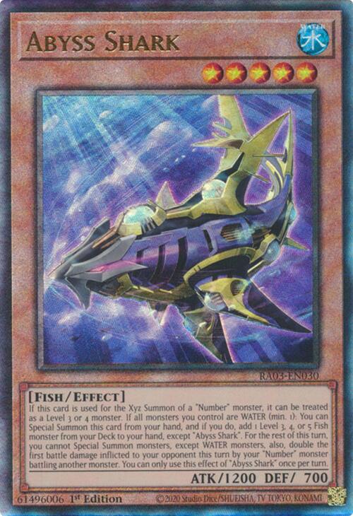 Abyss Shark (UTR) [RA03-EN030] Prismatic Ultimate Rare | Galaxy Games LLC