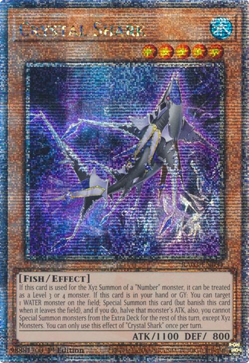 Crystal Shark (Quarter Century Secret Rare) [RA03-EN031] Quarter Century Secret Rare | Galaxy Games LLC