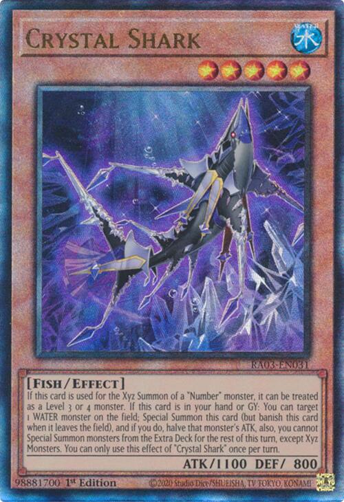 Crystal Shark (UTR) [RA03-EN031] Prismatic Ultimate Rare | Galaxy Games LLC