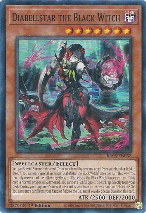 Diabellstar the Black Witch [RA03-EN032] Super Rare | Galaxy Games LLC