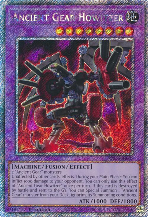 Ancient Gear Howitzer (Platinum Secret Rare) [RA03-EN035] Platinum Secret Rare | Galaxy Games LLC