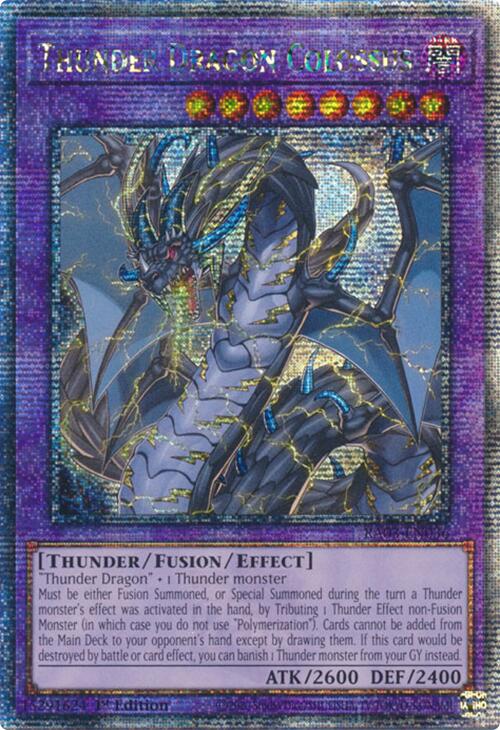 Thunder Dragon Colossus (Quarter Century Secret Rare) [RA03-EN036] Quarter Century Secret Rare | Galaxy Games LLC