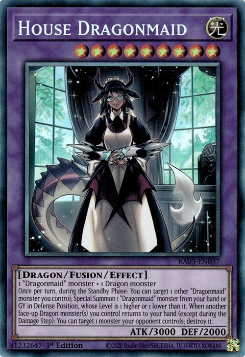 House Dragonmaid (CR) [RA03-EN037] Prismatic Collector's Rare | Galaxy Games LLC