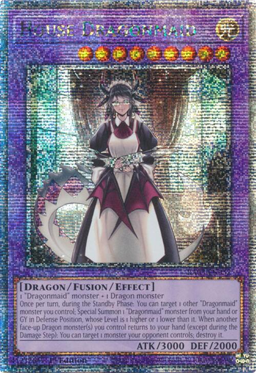 House Dragonmaid (Quarter Century Secret Rare) [RA03-EN037] Quarter Century Secret Rare | Galaxy Games LLC