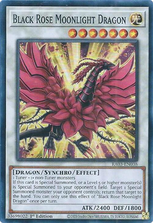 Black Rose Moonlight Dragon [RA03-EN038] Super Rare | Galaxy Games LLC