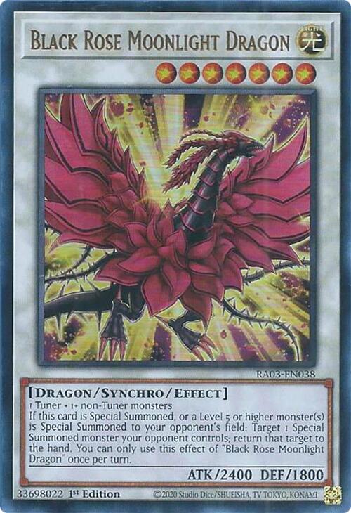 Black Rose Moonlight Dragon (UR) [RA03-EN038] Ultra Rare | Galaxy Games LLC