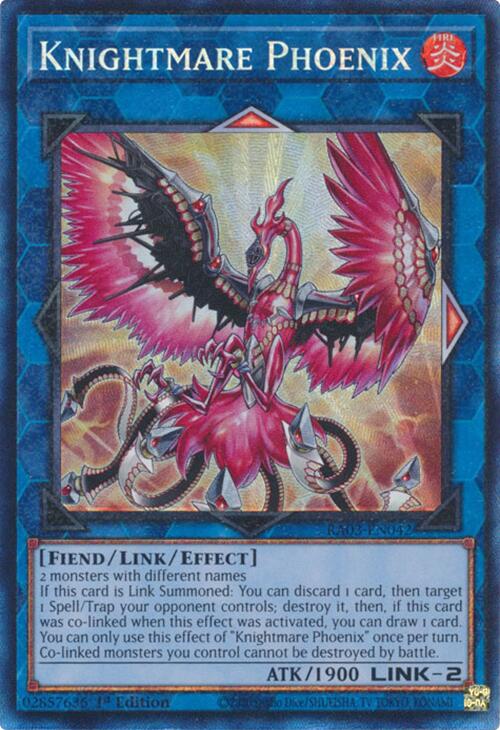 Knightmare Phoenix (CR) [RA03-EN042] Prismatic Collector's Rare | Galaxy Games LLC