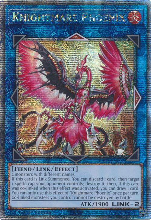 Knightmare Phoenix (Quarter Century Secret Rare) [RA03-EN042] Quarter Century Secret Rare | Galaxy Games LLC