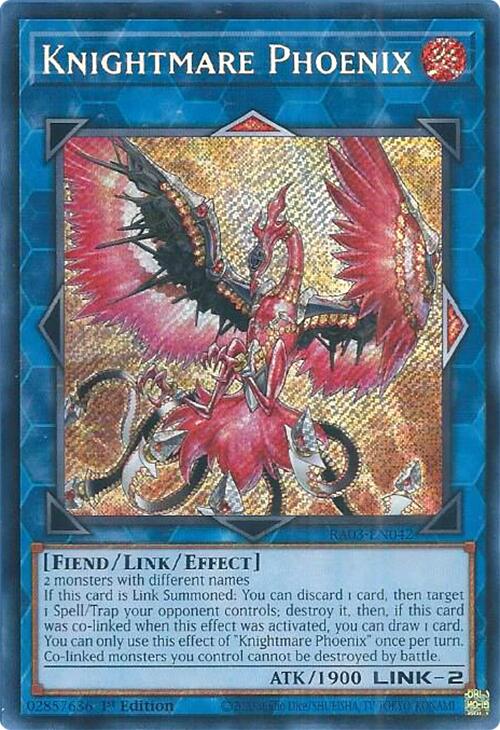 Knightmare Phoenix (Secret Rare) [RA03-EN042] Secret Rare | Galaxy Games LLC