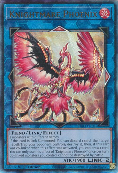 Knightmare Phoenix (UTR) [RA03-EN042] Prismatic Ultimate Rare | Galaxy Games LLC