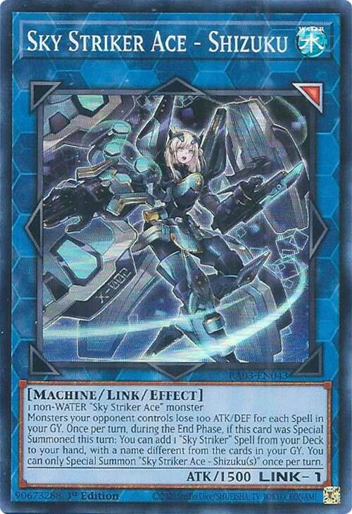 Sky Striker Ace - Shizuku [RA03-EN043] Super Rare | Galaxy Games LLC