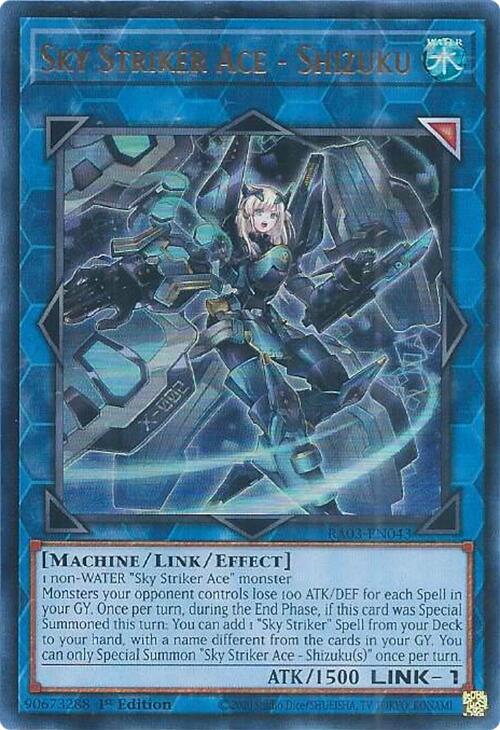 Sky Striker Ace - Shizuku (UR) [RA03-EN043] Ultra Rare | Galaxy Games LLC