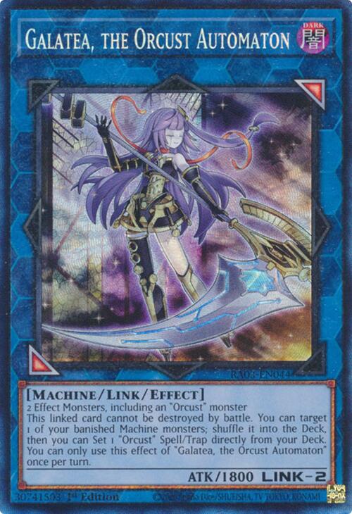 Galatea, the Orcust Automaton (CR) [RA03-EN044] Prismatic Collector's Rare | Galaxy Games LLC