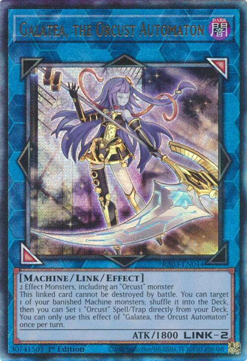 Galatea, the Orcust Automaton (UTR) [RA03-EN044] Prismatic Ultimate Rare | Galaxy Games LLC