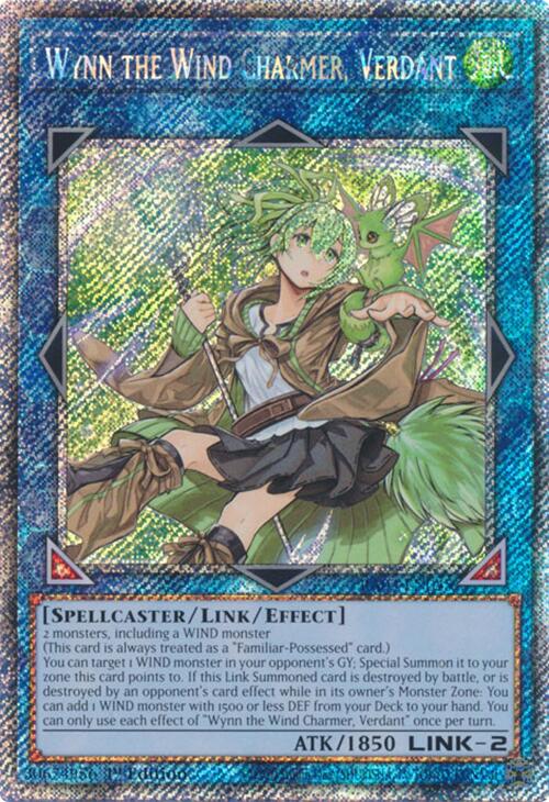 Wynn the Wind Charmer, Verdant (Platinum Secret Rare) [RA03-EN045] Platinum Secret Rare | Galaxy Games LLC