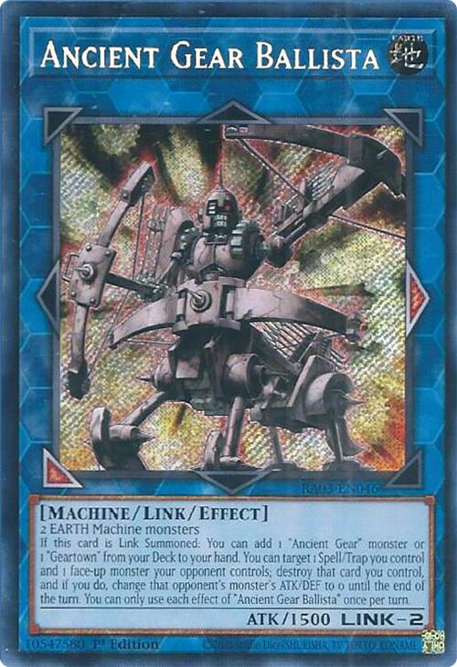 Ancient Gear Ballista (Secret Rare) [RA03-EN046] Secret Rare | Galaxy Games LLC