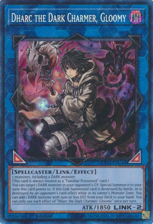 Dharc the Dark Charmer, Gloomy (CR) [RA03-EN048] Prismatic Collector's Rare | Galaxy Games LLC