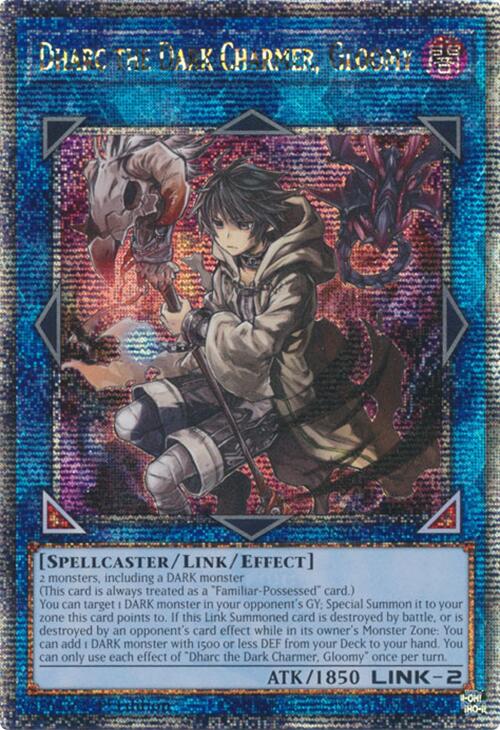 Dharc the Dark Charmer, Gloomy (Quarter Century Secret Rare) [RA03-EN048] Quarter Century Secret Rare | Galaxy Games LLC