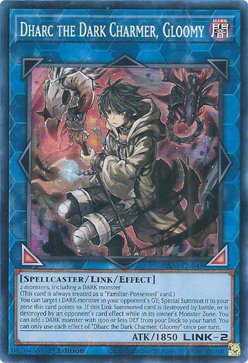 Dharc the Dark Charmer, Gloomy [RA03-EN048] Super Rare | Galaxy Games LLC