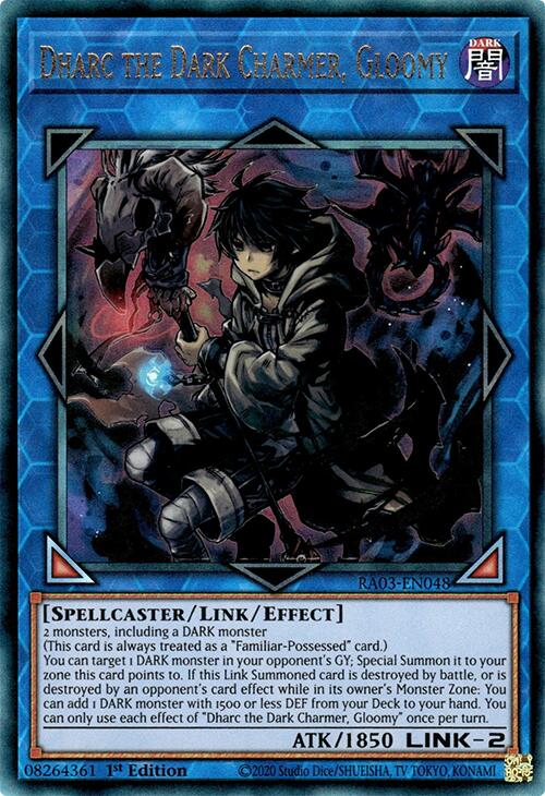 Dharc the Dark Charmer, Gloomy (UTR) [RA03-EN048] Prismatic Ultimate Rare | Galaxy Games LLC